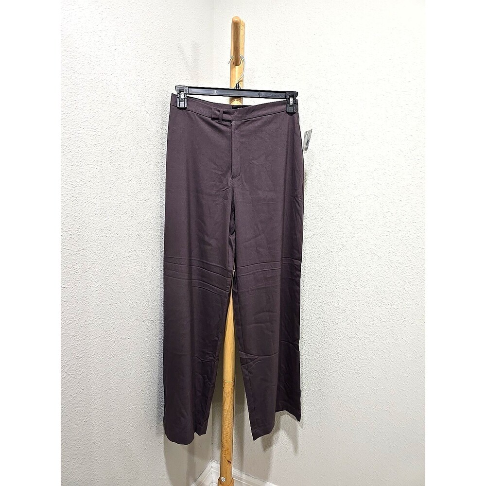 NWT Stretch Dress Pants Womens Sz 10 Chocolate Brown Career Office Business Work